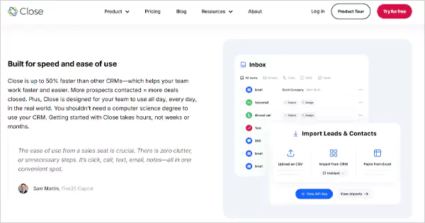 Best CRM Software Close