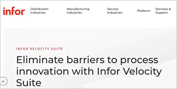 Infor CloudSuite