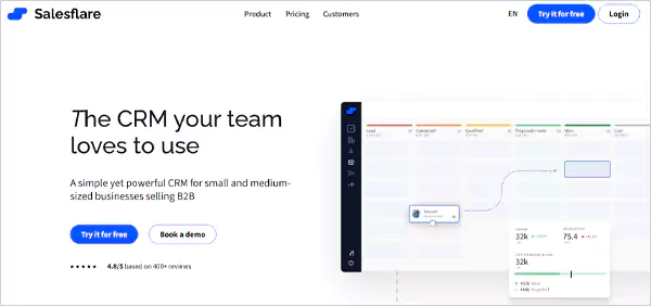 Salesflare the best CRM for small businesses