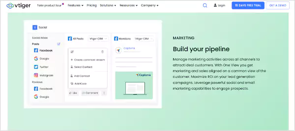 Vtiger the best CRM for small businesses