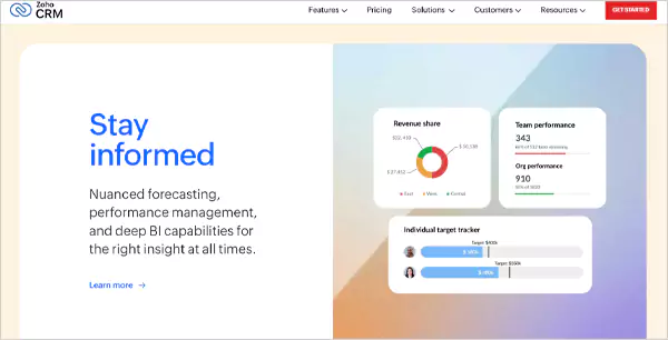 Zoho CRM the best CRM for small businesses