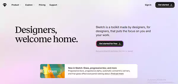Sketch Homepage Image