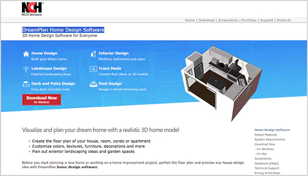 3D DreamPlan Home Design Software