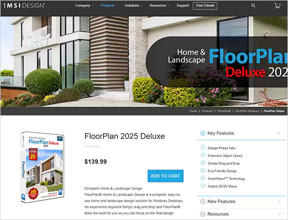 FloorPlan Home and Landscape Deluxe