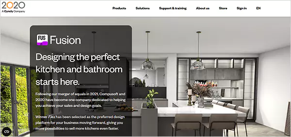 2020 Spaces Design Live homepage