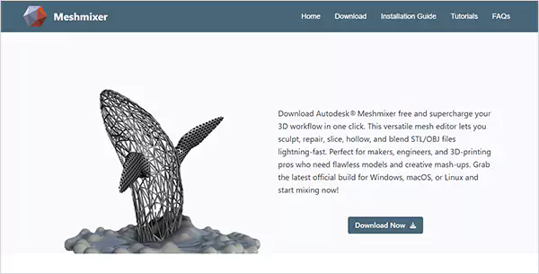 MeshMixer Free 3D printing Software