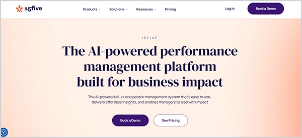 15Five Website Screenshot