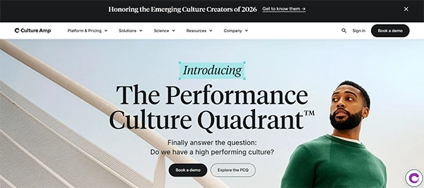 Culture Amp Website Screenshot