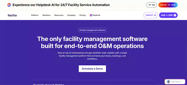 Facilio Facility Management Software