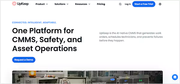 UpKeep Facility Management Software