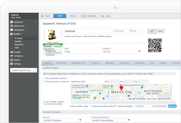 Fiix dashboards