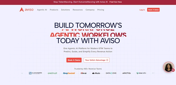 Aviso Website Screenshot