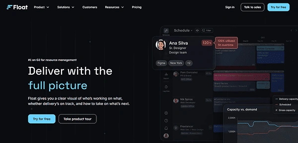 Float Website Screenshot 