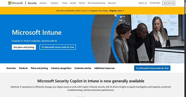 Microsoft Intune MDM software