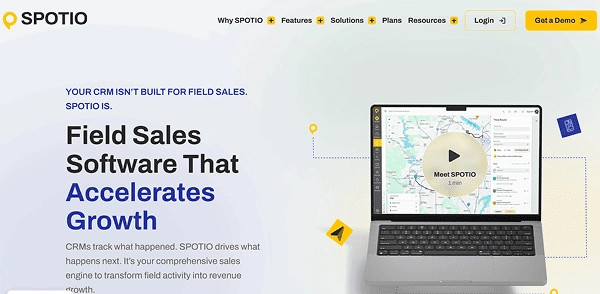 Spotio Website Screenshot