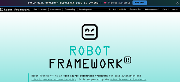 Robot Framework home page