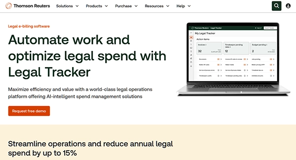 Thomson Reuters Legal Tracker
