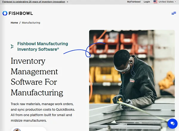 Fishbowl official website home page interface